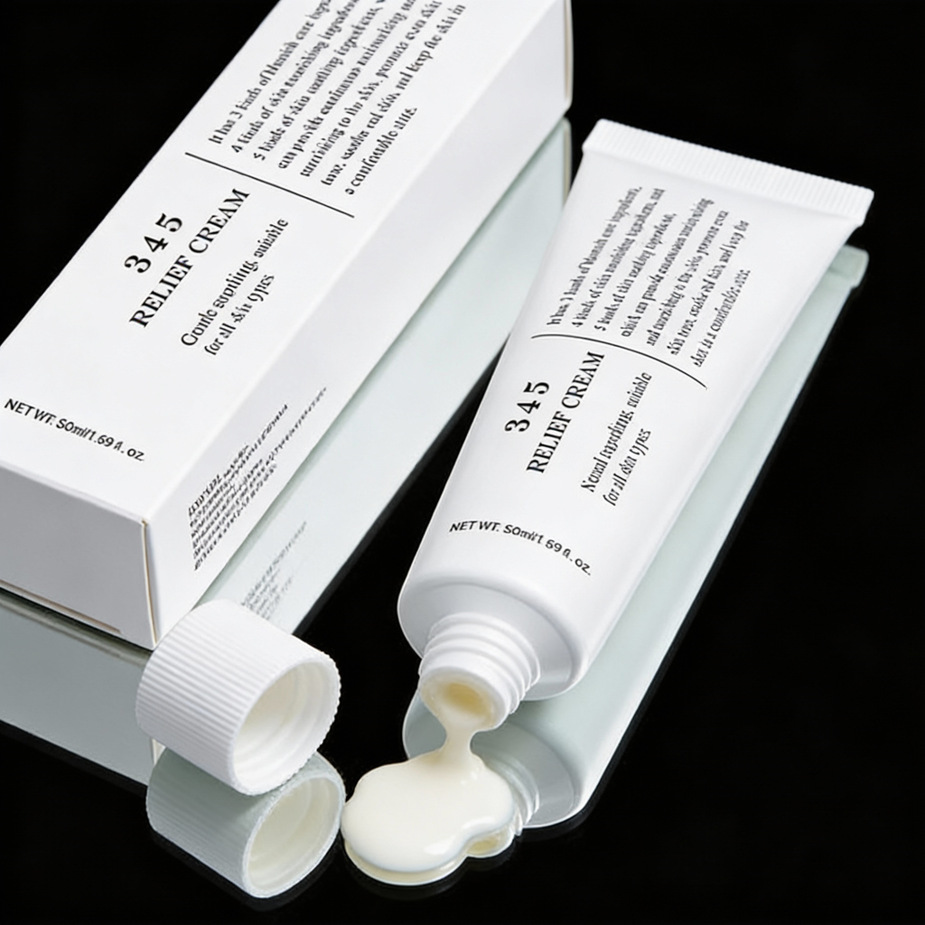 345 Relief Cream Reduce Redness Soothing Care Face Lifting Brightening Even Skin Tone Tone Beauty Moisturizing Smooth Cream